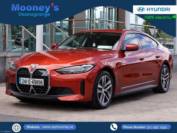 BMW i4 Coupe, Electric, 2024, Orange