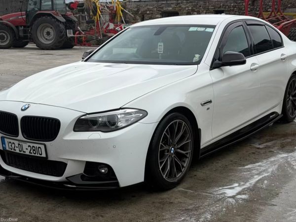 BMW 5-Series Saloon, Diesel, 2013, White