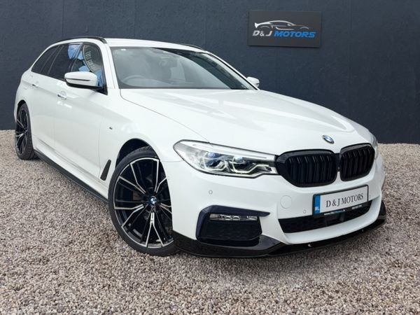 BMW 5-Series Estate, Diesel, 2018, White