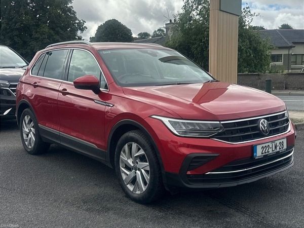 Volkswagen Tiguan SUV, Diesel, 2022, Red