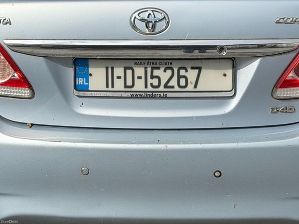 Toyota Corolla Saloon, Diesel, 2011, Blue