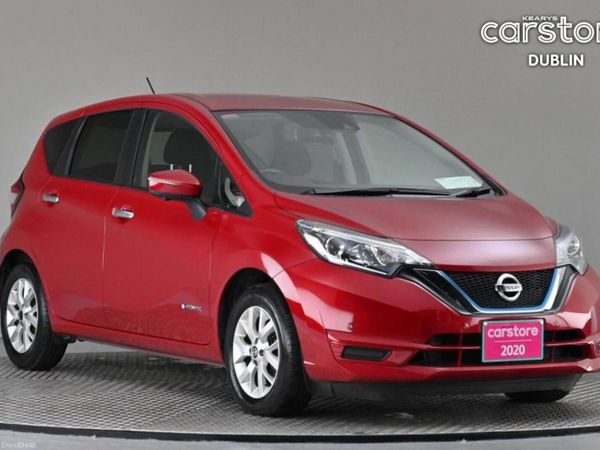 Nissan Note Hatchback, Petrol Hybrid, 2020, Red
