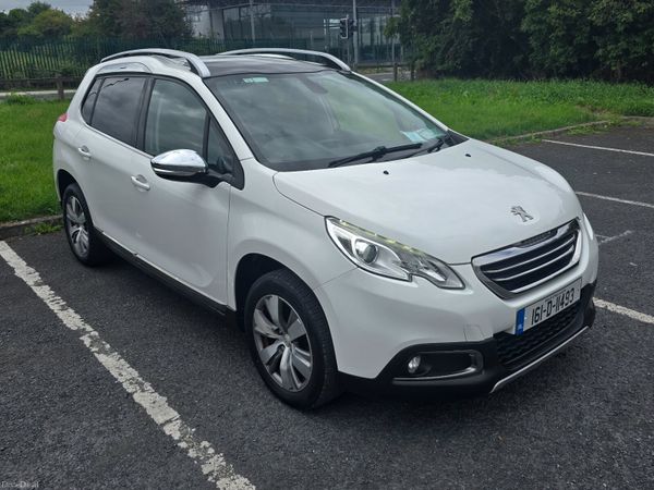 Peugeot 2008 SUV, Petrol, 2016, White