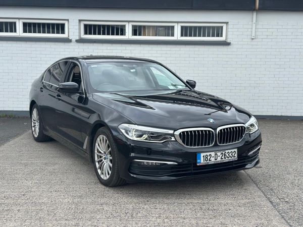BMW 5-Series Saloon, Petrol Plug-in Hybrid, 2018, Black