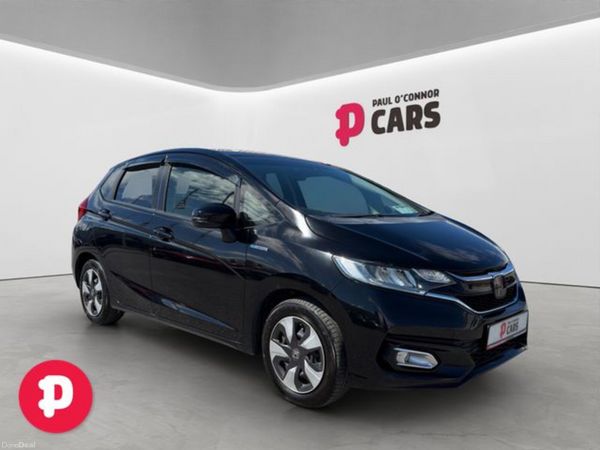 Honda Fit Hatchback, Petrol Hybrid, 2019, Black