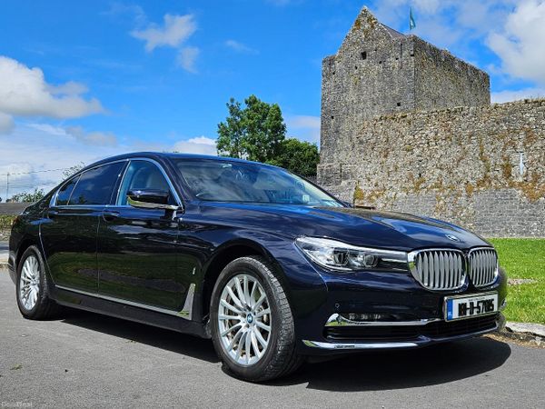 BMW 7-Series Saloon, Petrol Plug-in Hybrid, 2018, Blue
