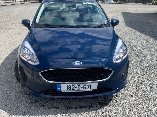 Ford Fiesta Hatchback, Petrol, 2018, Blue