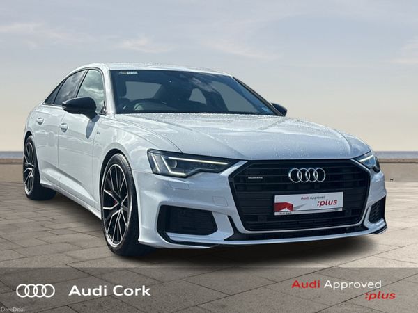 Audi A6 Saloon, Petrol Plug-in Hybrid, 2021, White