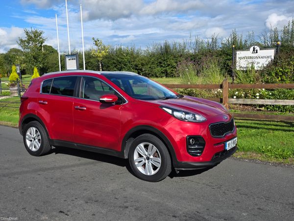 Kia Sportage SUV, Diesel, 2016, Red