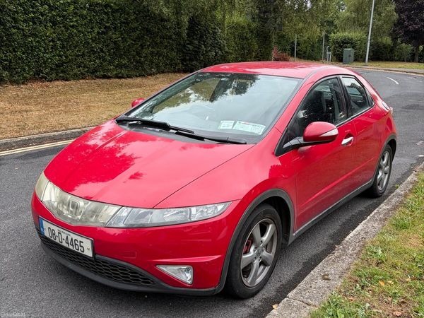 Honda Civic Hatchback, Petrol, 2008, Red