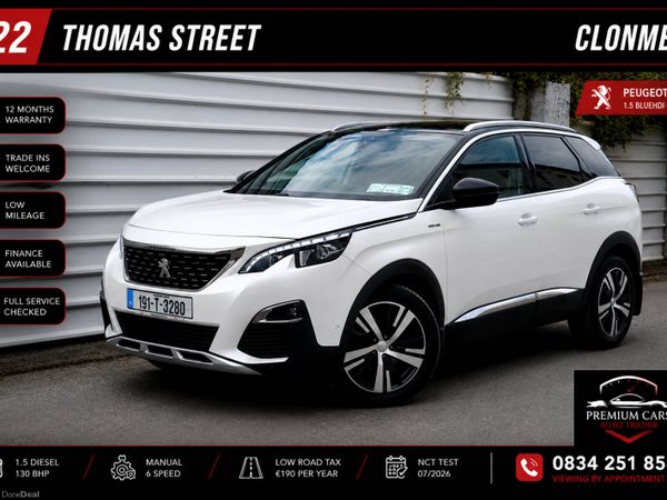 Peugeot 3008 Hatchback, Diesel, 2019, White