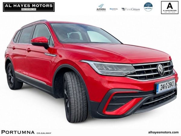 Volkswagen Tiguan Allspace SUV, Diesel, 2024, Red