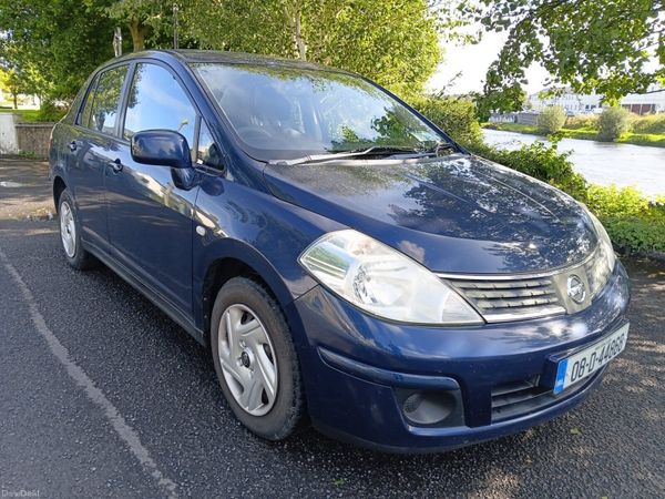 Nissan Tiida Saloon, Petrol, 2008, Blue