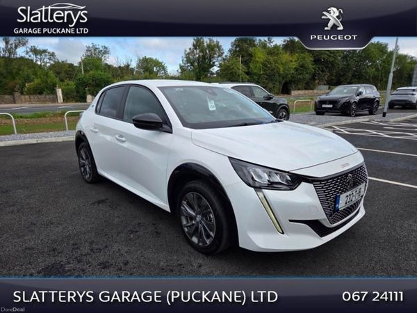 Peugeot 208 Hatchback, Electric, 2023, White