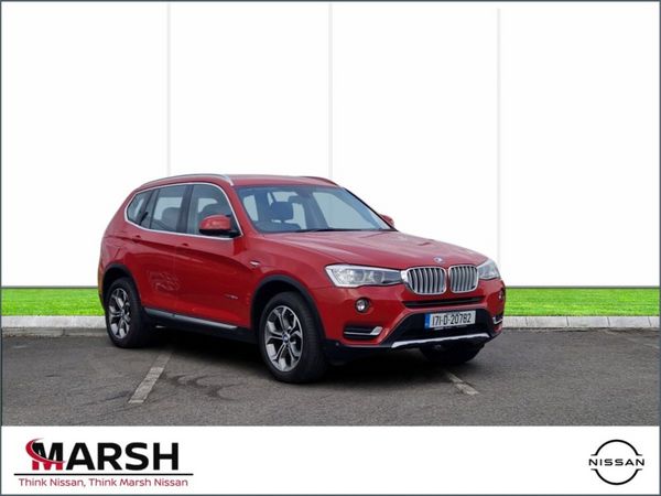 BMW X3 SUV, Diesel, 2017, Red