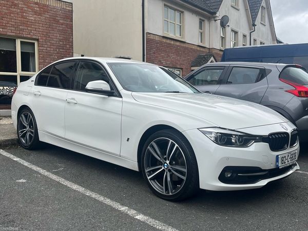 BMW 3-Series Saloon, Petrol Plug-in Hybrid, 2018, White