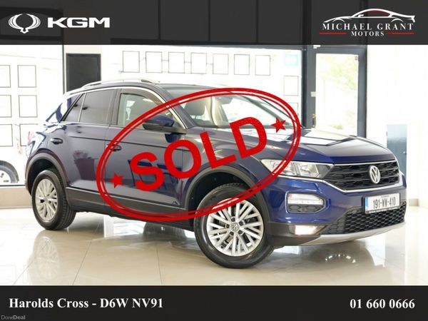 Volkswagen T-Roc SUV, Petrol, 2019, Blue