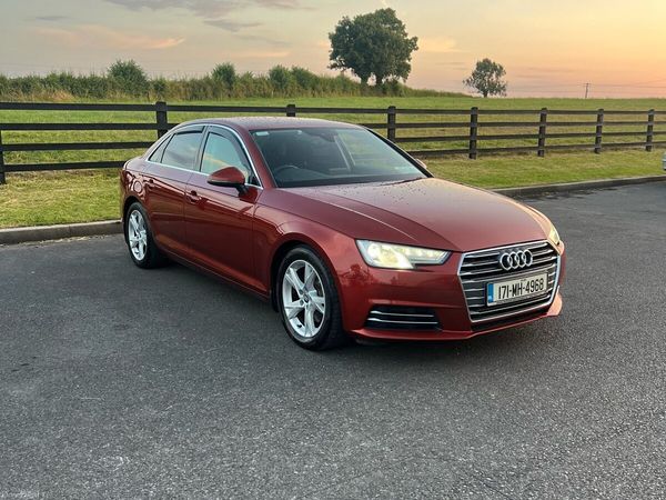 Audi A4 Saloon, Diesel, 2017, Red
