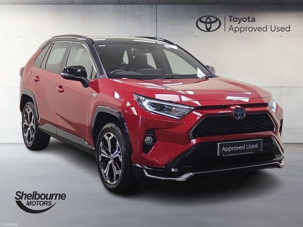 Toyota RAV4 Estate, Petrol Hybrid, 2021, Red