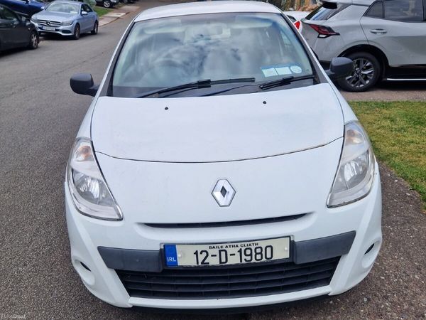 Renault Clio Hatchback, Ethanol Petrol, 2012, White