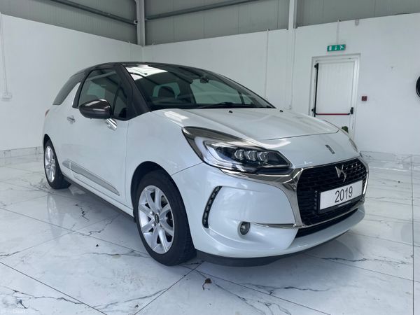 Citroen DS 3 Hatchback, Petrol Hybrid, 2019, White