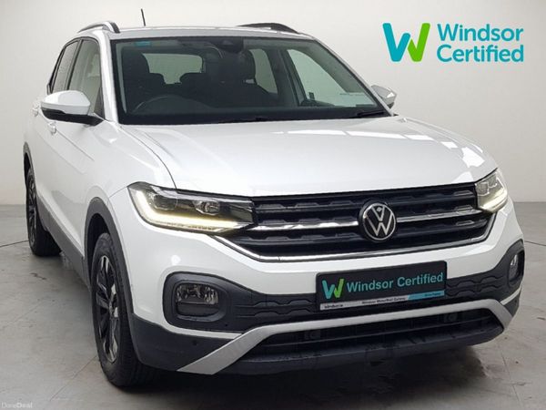 Volkswagen T-Cross SUV, Petrol, 2021, White