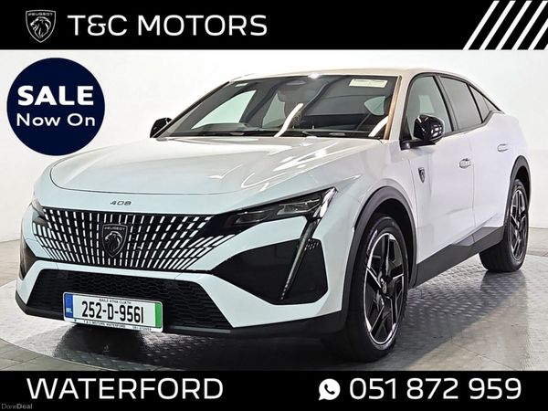 Peugeot 408 Hatchback, Electric, 2025, White