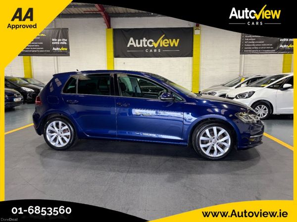 Volkswagen Golf Hatchback, Petrol, 2018, Blue