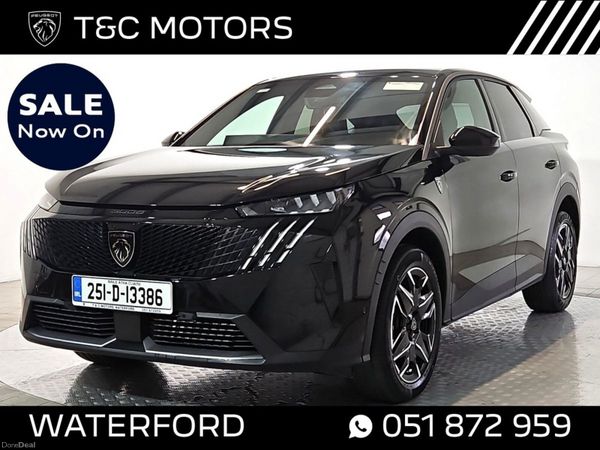 Peugeot 3008 MPV, Petrol Hybrid, 2025, Black