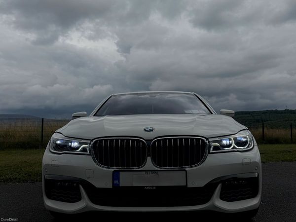 BMW 7-Series Saloon, Petrol Plug-in Hybrid, 2017, White