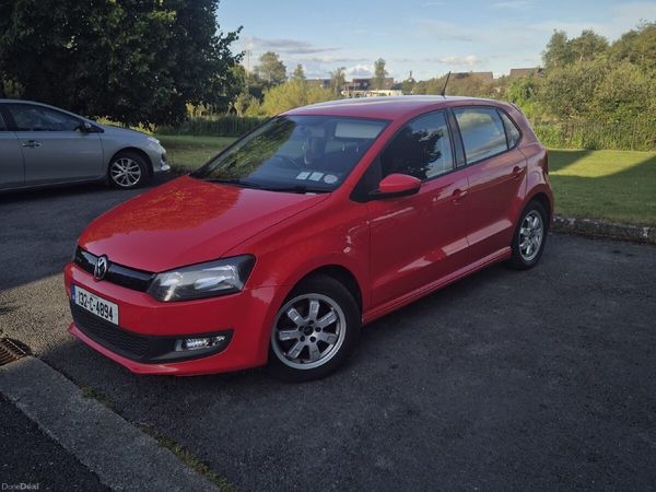 Volkswagen Polo Hatchback, Diesel, 2013, Red