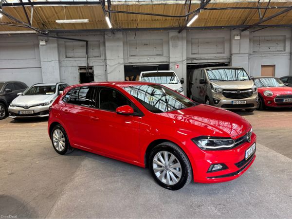 Volkswagen Polo Hatchback, Petrol, 2019, Red