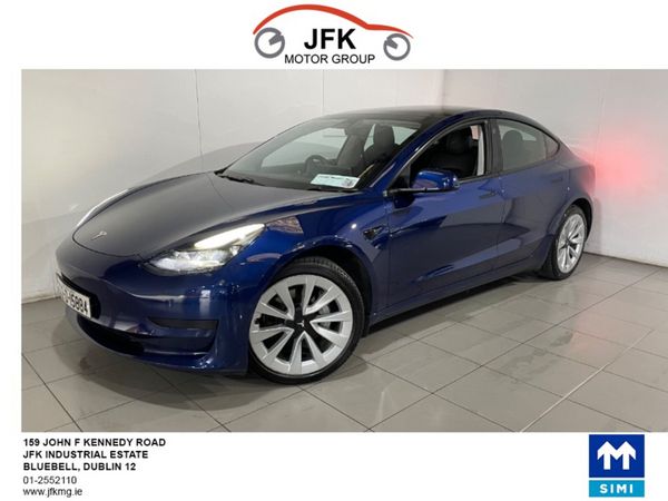 Tesla Model 3 Saloon, Electric, 2022, Blue