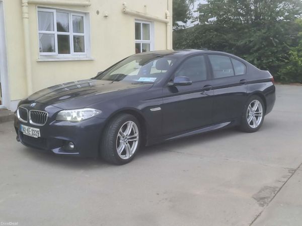 BMW 5-Series Saloon, Diesel, 2014, Blue