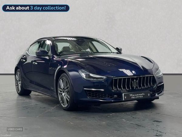 Maserati Ghibli Saloon, Petrol, 2018, Blue