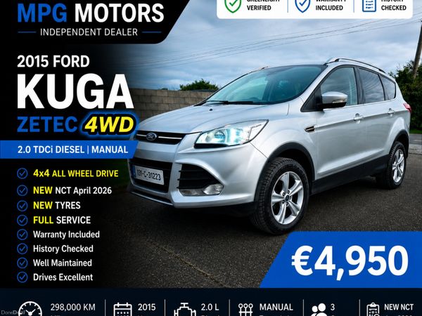 Ford Kuga SUV, Diesel, 2015, Silver