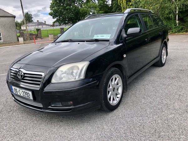 Toyota Avensis Estate, Petrol, 2006, Black