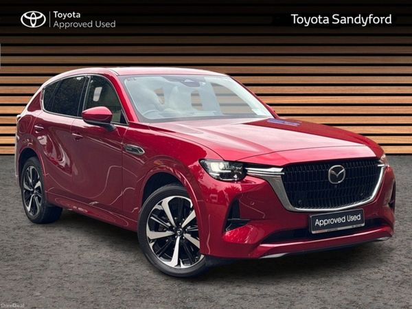 Mazda CX-60 SUV, Petrol Plug-in Hybrid, 2023, Red