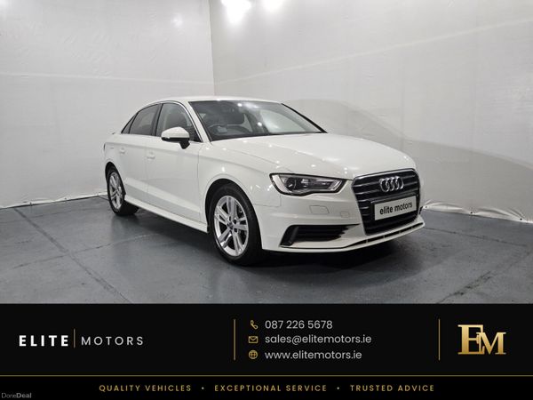 Audi A3 Saloon, Petrol, 2016, White