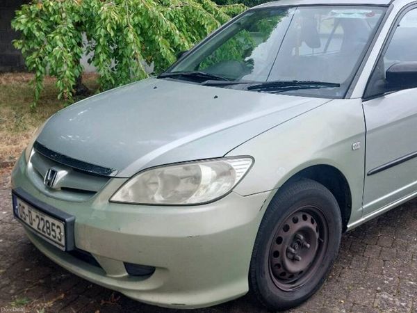 Honda Civic Saloon, Petrol, 2005, Beige