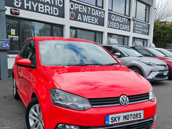 Volkswagen Polo Hatchback, Petrol, 2017, Red