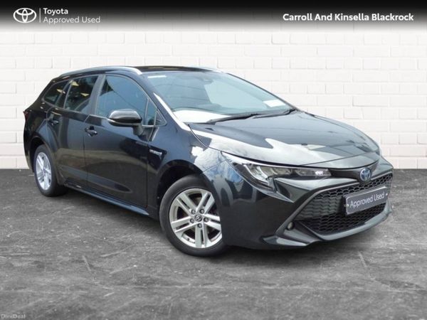 Toyota Corolla Estate, Petrol Hybrid, 2021, Black