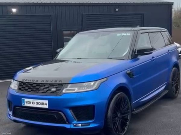 Land Rover Range Rover Sport SUV, Petrol Plug-in Hybrid, 2020, Blue