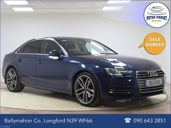 Audi A4 Saloon, Diesel, 2015, Blue