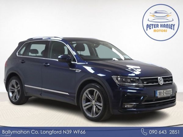 Volkswagen Tiguan SUV, Diesel, 2018, Blue