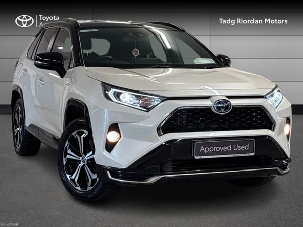Toyota RAV4 Estate, Petrol Plug-in Hybrid, 2022, White