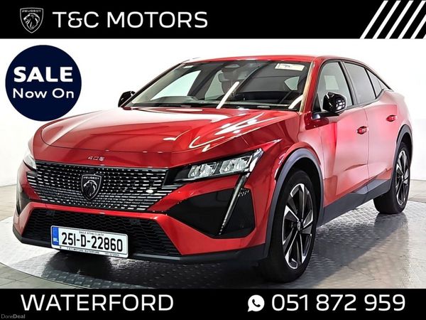 Peugeot 408 Hatchback, Petrol, 2025, Red
