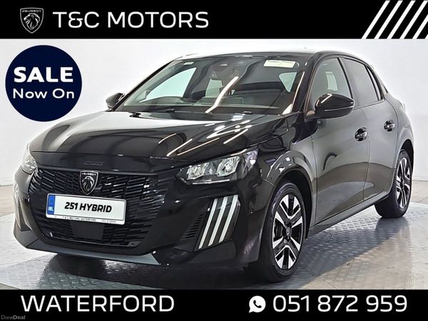 Peugeot 208 Hatchback, Petrol, 2025, Black