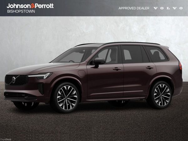 Volvo XC90 SUV, Petrol Plug-in Hybrid, 2026, Red