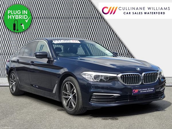 BMW 5-Series Saloon, Petrol Plug-in Hybrid, 2018, Blue